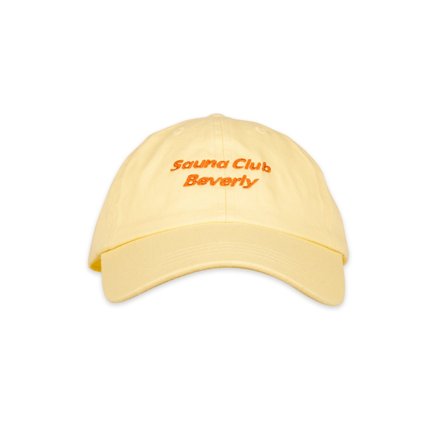 Jul. Hügler Cap „Sauna Club Beverly“ Gelb