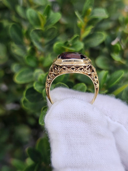 Gold Ring mit Granat