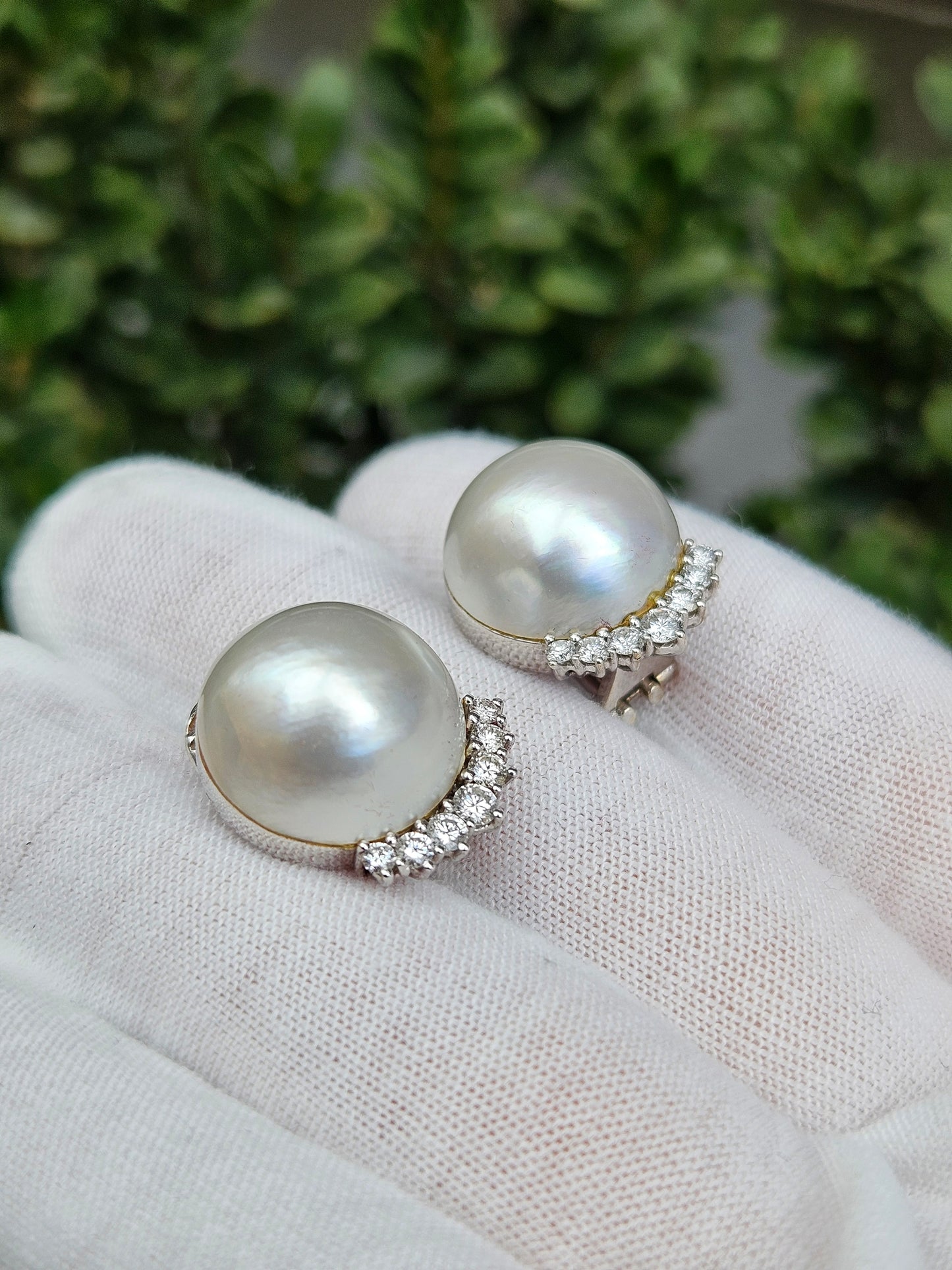 Ohrclips mit Perlen